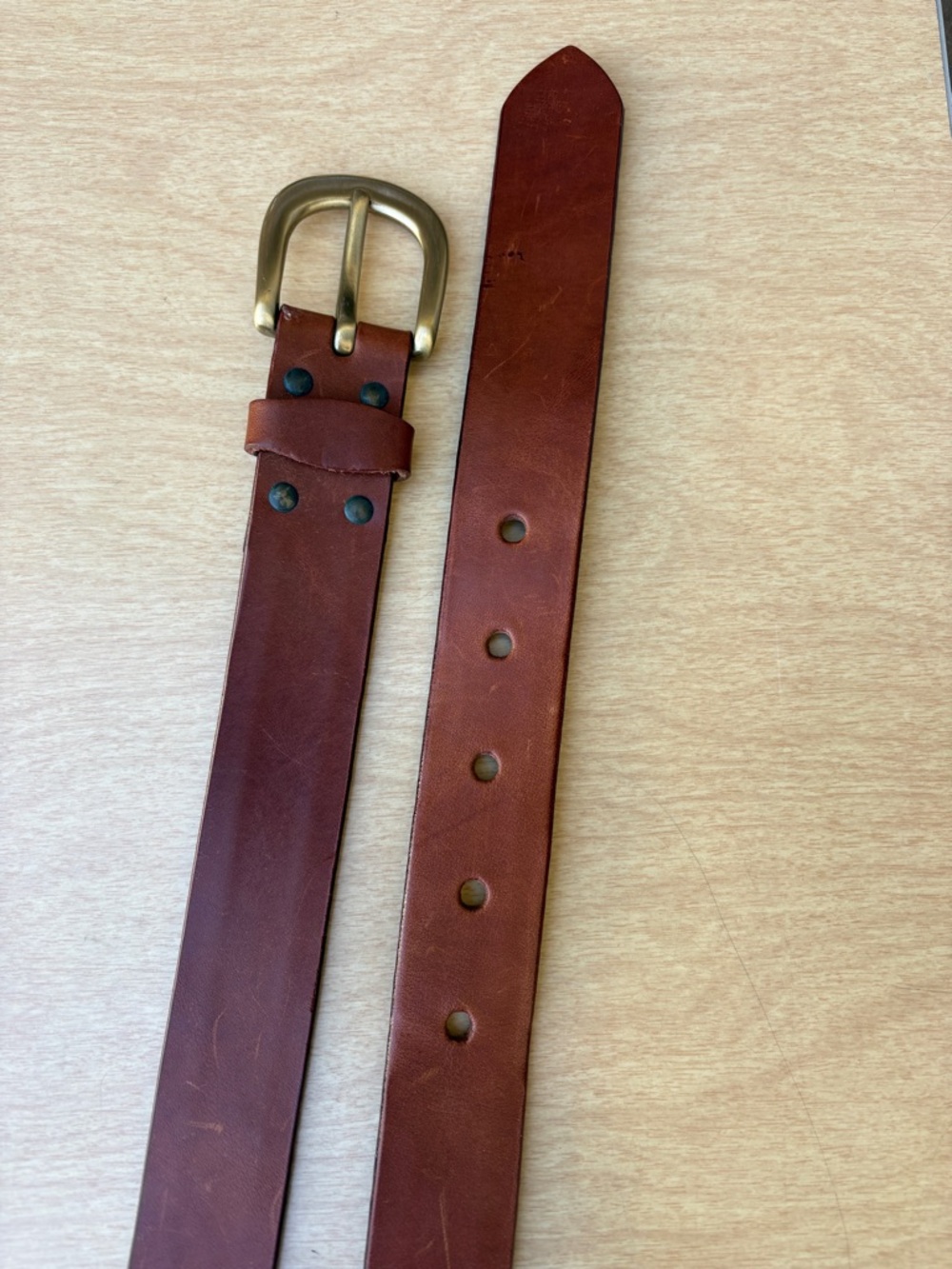 Bloomingdale’s Frascarelli Italian Brown Leather Belt In Sz 36 - Picture 7 of 11